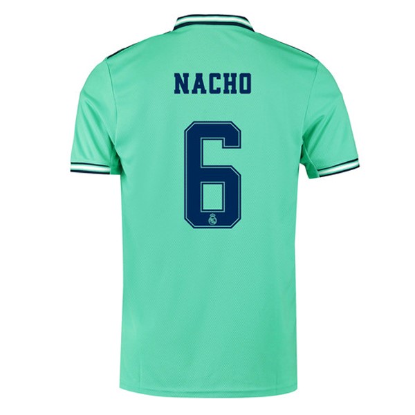 Trikot Real Madrid NO.6 Nacho Ausweich 2019-20 Grün Fussballtrikots Günstig